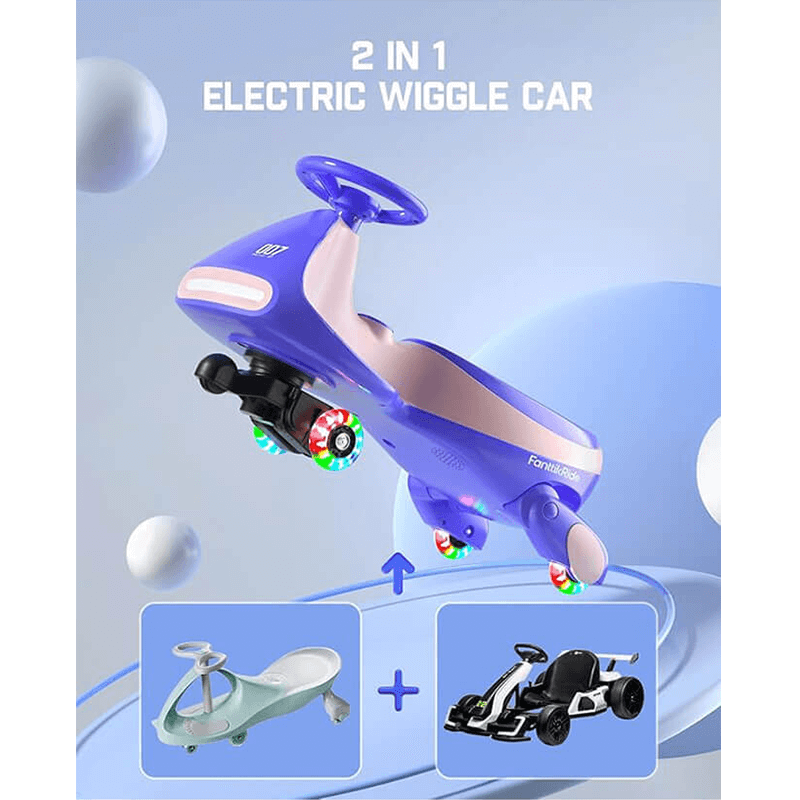 GO9 Electric rocking car with pedal and rechargeable battery