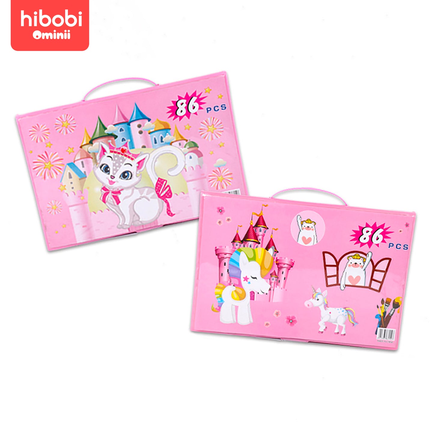 Hibobi Ominni Art Set for Kids, Drawing Supplies Included, Art Gift Box Includes Crayons, Colored Pencils, and Crayon.