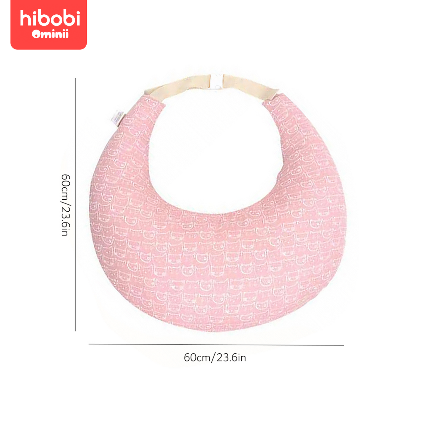 Hibobi Ominni Nursing Supplies Breastfeeding Pillow for Infant Feeding Pillow, Nursing Pillow with Infant Support Pillow, Multi-Use Nursing Pillow with Detachable Neck Strap for Mom and Baby.