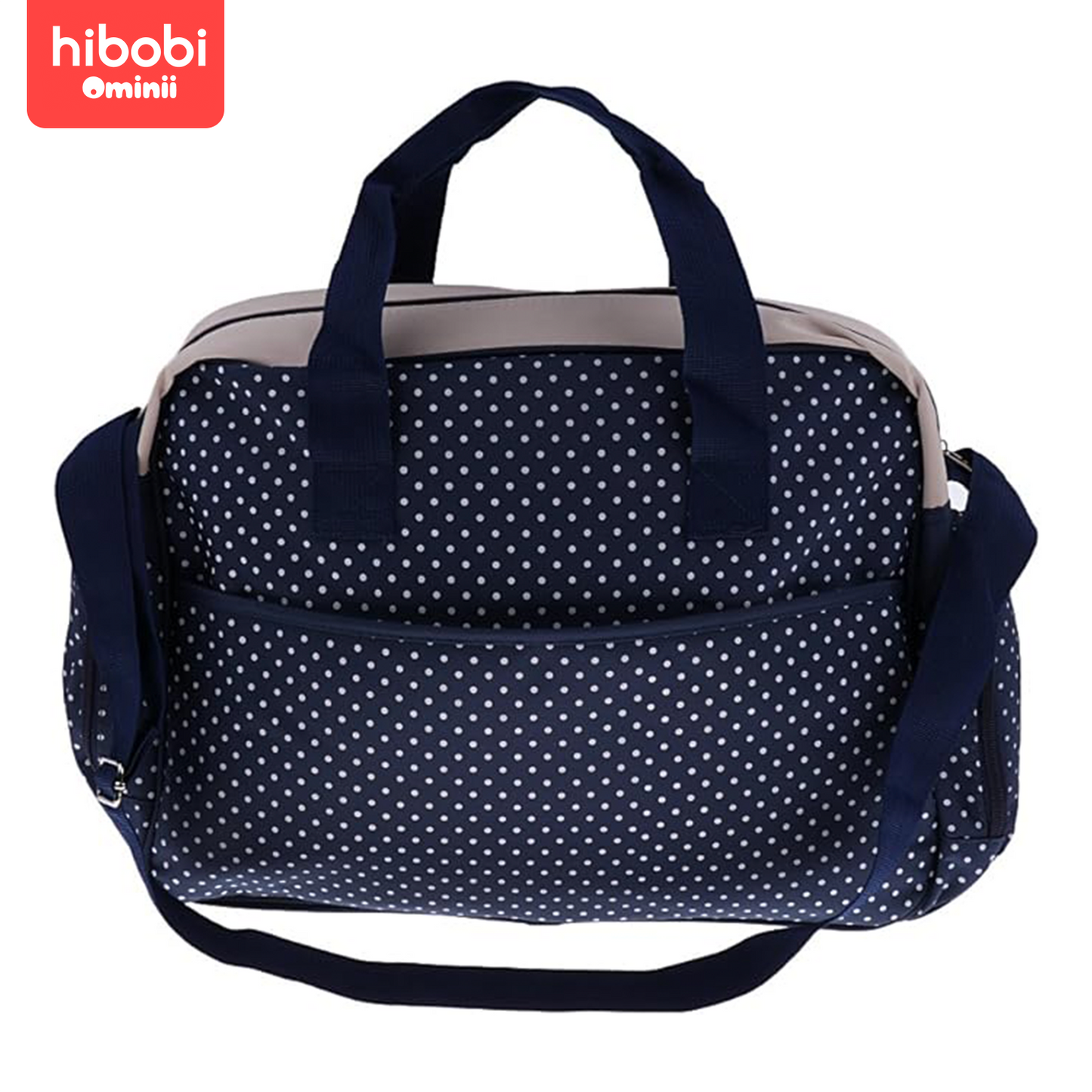 Hibobi Ominni Set of 5 Baby Changing Bag Handbag Shoulder Bag Bottle Holder with Changing Mat.