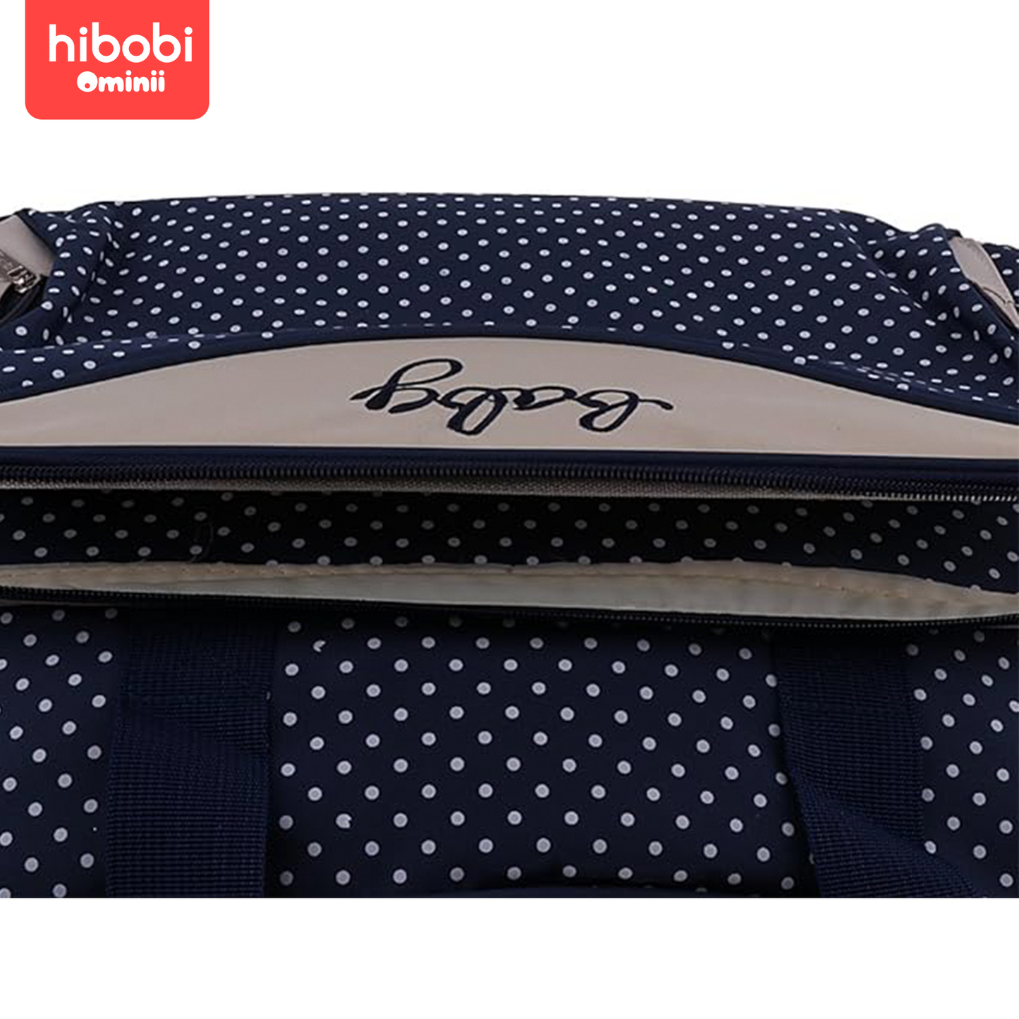 Hibobi Ominni Set of 5 Baby Changing Bag Handbag Shoulder Bag Bottle Holder with Changing Mat.