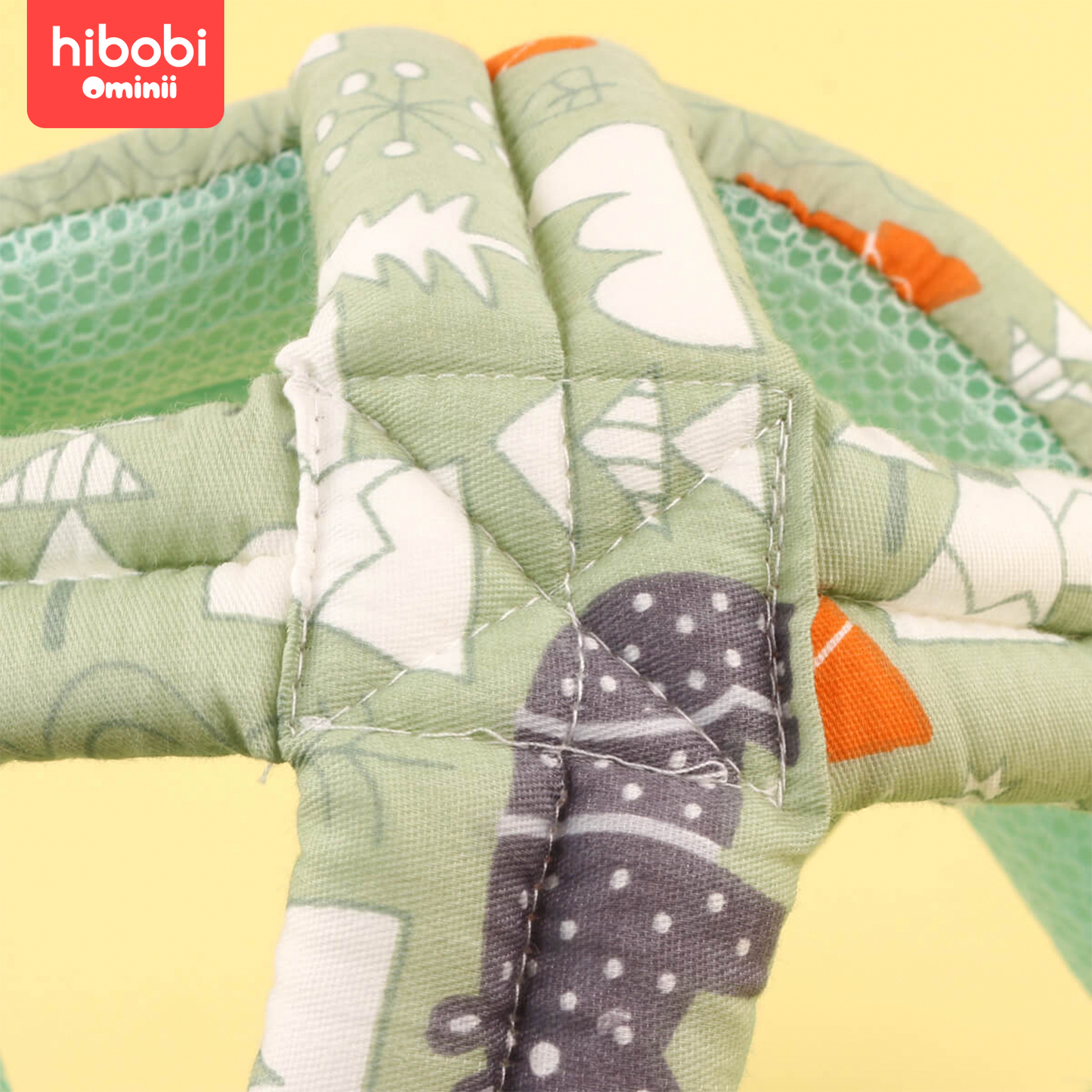 Hibobi Ominni Sock Helmet for Infant Crawling and Walking, Infant Safety Pillow, Head Protection for Newborns (Green and Pink)