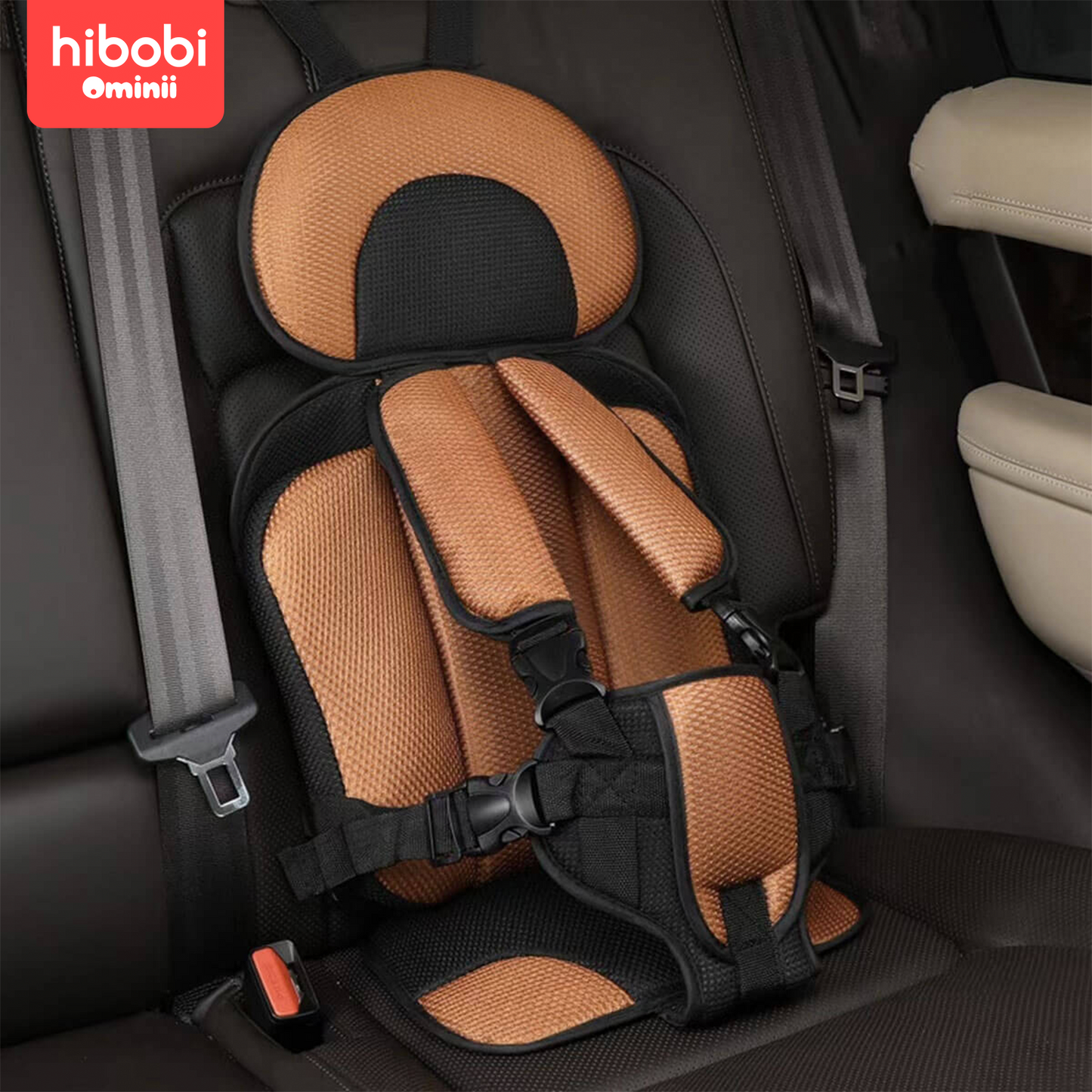 Hibobi Ominni is a simple and comfortable baby car seat, which can be folded for easy carrying, suitable for babies from 6 months to 12 years old.