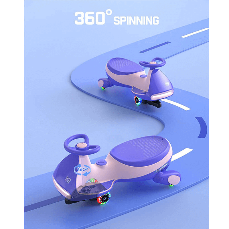 GO9 Electric rocking car with pedal and rechargeable battery
