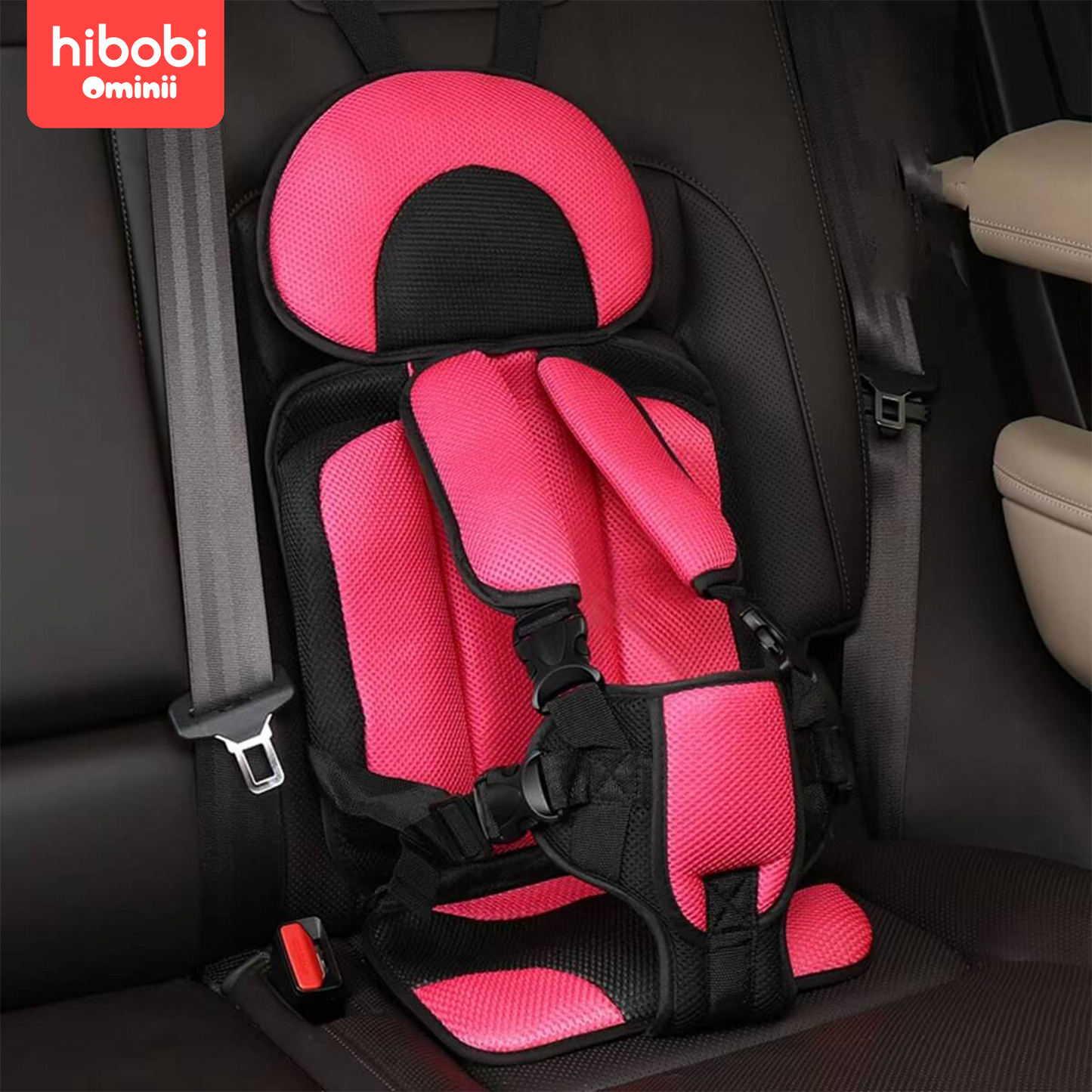 Hibobi Ominni is a simple and comfortable baby car seat, which can be folded for easy carrying, suitable for babies from 6 months to 12 years old.