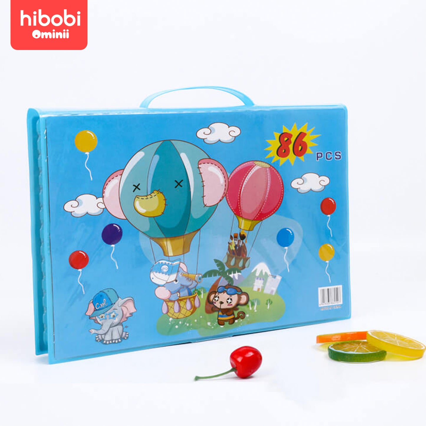 Hibobi Ominni Art Set for Kids, Drawing Supplies Included, Art Gift Box Includes Crayons, Colored Pencils, and Crayon.
