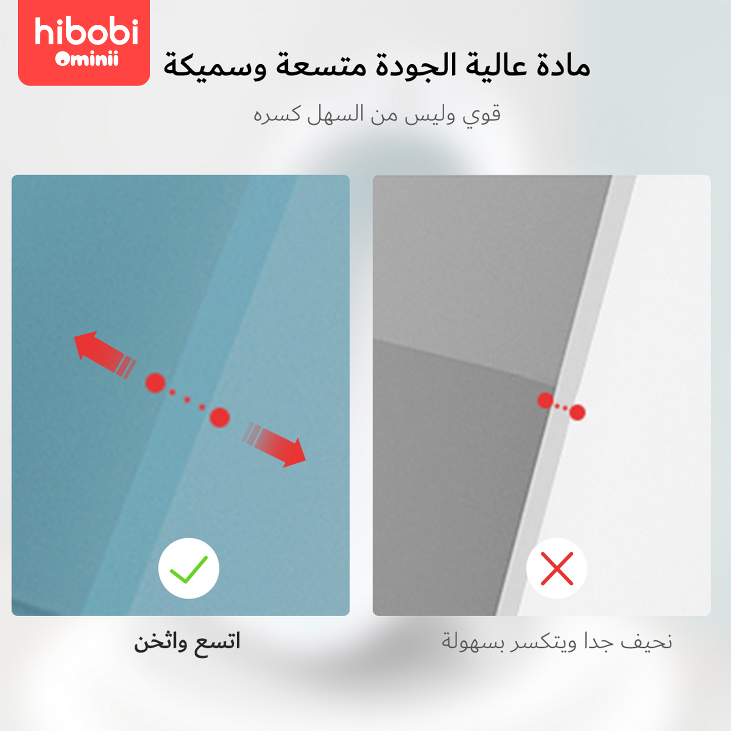 هاي بوبي أوميني حوض استحمام مطوي للرضع، حوض استحمام قابل للطي غير قابل للانزلاق بحجم كبير مع فتحة لتصريف الماء، وعرض درجة الحرارة للأطفال الرضع والأطفال الصغار أثناء السفر(أزرق)