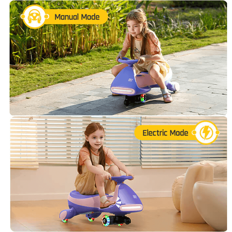 GO9 Electric rocking car with pedal and rechargeable battery
