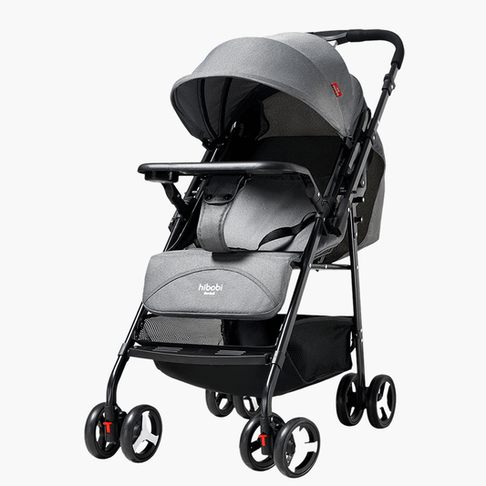 هاي بوبي أوميني عربة طفل رمادي فاتح في الهواء الطلق