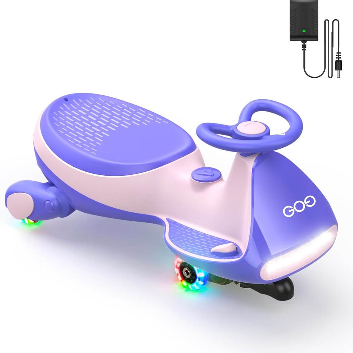 GO9 Electric rocking car with pedal and rechargeable battery