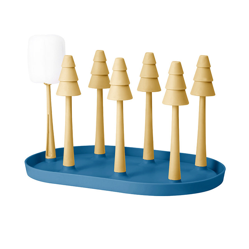 Hibobi Ominni Kitchen Inverted Cup Holder, Used to Hold Coffee Cups, Bottles, Drains and Nipples, Essential for Mom.
