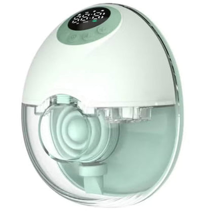 مضخة حليب كهربائية صامتة محمولة، مع 6 مقاسات، دليل صوتي ذكي، 4 أوضاع و12 مستوى شدة، 5 محولات سيليكون، وظيفة الذاكرة، مع جميع الملحقات (اللون الأخضر)