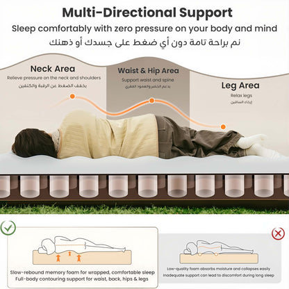 مرتبة هوائية مع مضخة مدمجة – سرير هوائي قابل للنفخ محمول للتخييم والسفر والمنزل، نفخ وتفريغ سريع، مصنوعة من PVC مقاوم للماء، مع وسادة وحقيبة تخزين