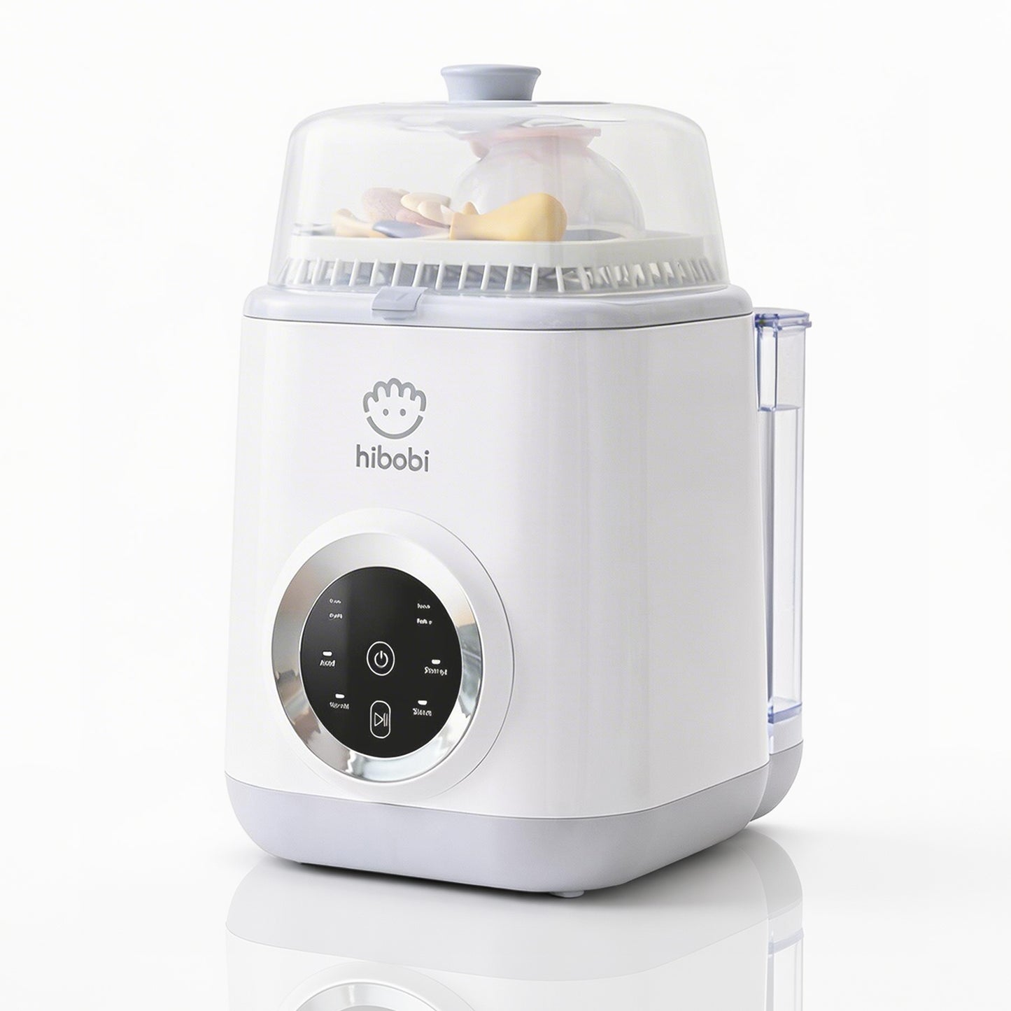 جهاز غسل وتعقيم وتجفيف رضّاعات الأطفال، مع وضعَي غسيل، يدعم تخزينًا نظيفًا حتى 72 ساعة، مناسب للرضّاعات والحلمات وأجزاء مضخات الحليب، يوفّر الوقت والجهد – أساسي للعائلات مع حديثي الولادة