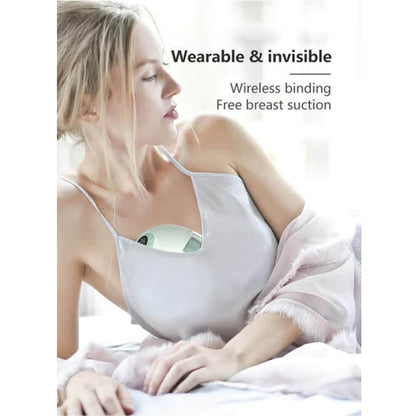 مضخة حليب كهربائية صامتة محمولة، مع 6 مقاسات، دليل صوتي ذكي، 4 أوضاع و12 مستوى شدة، 5 محولات سيليكون، وظيفة الذاكرة، مع جميع الملحقات (اللون الأخضر)