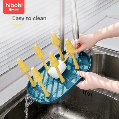 Hibobi Ominni Kitchen Inverted Cup Holder, Used to Hold Coffee Cups, Bottles, Drains and Nipples, Essential for Mom.
