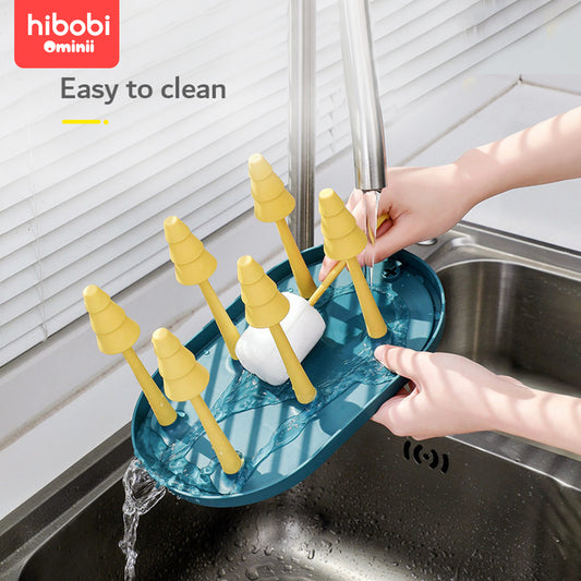 Hibobi Ominni Kitchen Inverted Cup Holder, Used to Hold Coffee Cups, Bottles, Drains and Nipples, Essential for Mom.