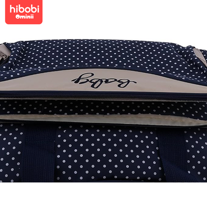 Hibobi Ominni Set of 5 Baby Changing Bag Handbag Shoulder Bag Bottle Holder with Changing Mat.