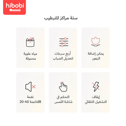 Hibobi Ominni Room Humidifier, Ceiling Mist Humidifier and Essential Oil Diffuser, Smart Sleep Mode, BPA Free, Quiet No Noise Operation, Auto Shut Off, 4L Capacity Up to 12 Hours, Suitable for Bedrooms and Living Rooms