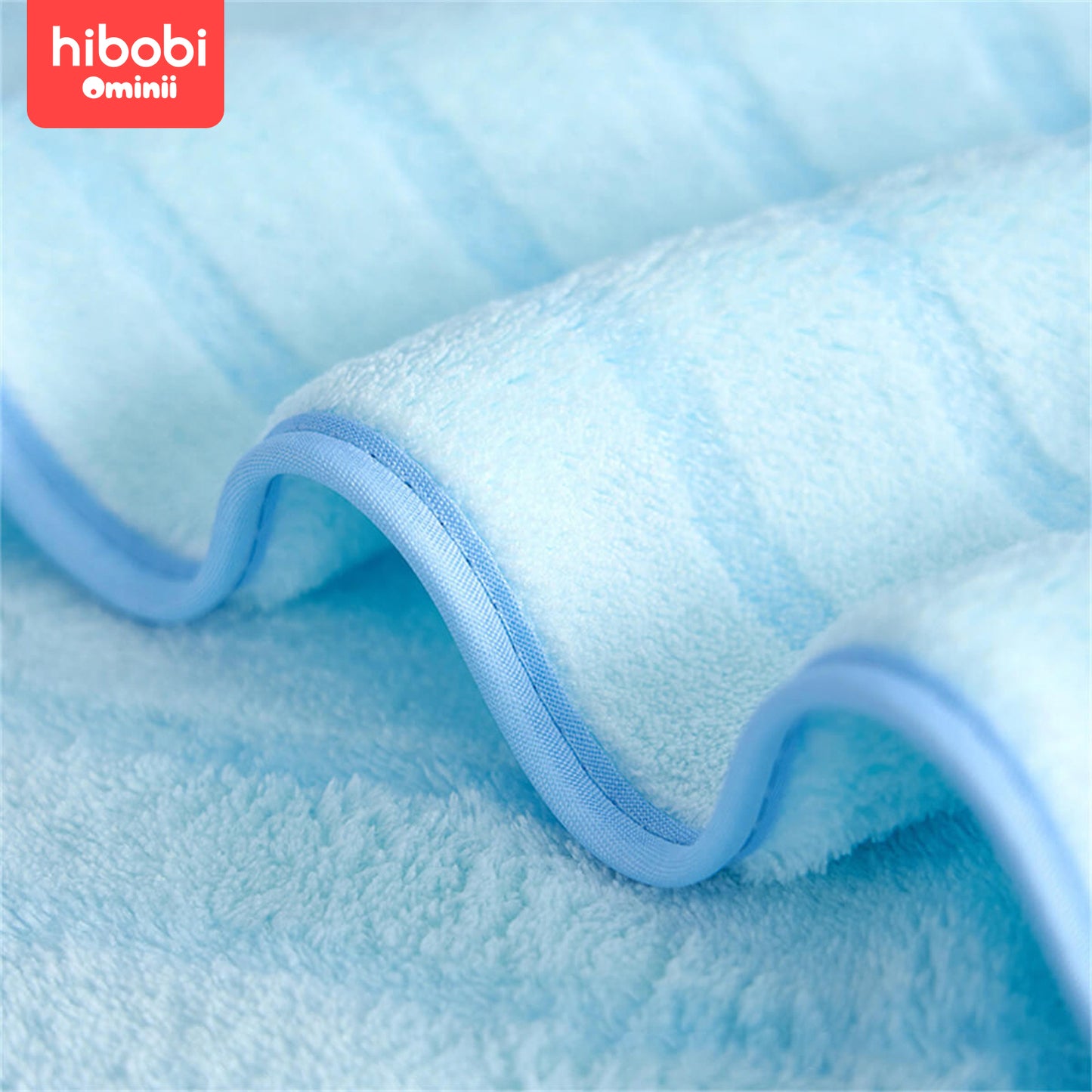 Hibobi Ominni Bath Towel Pearly velvet is soft on the skin and does not shed easily, dries quickly and has high water absorption, ideal for drying the head and body.